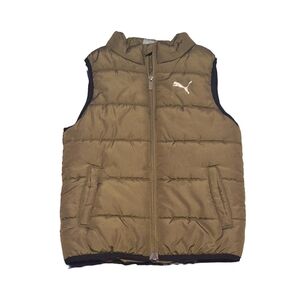 Puma Kids' Olive Green Puffer Vest